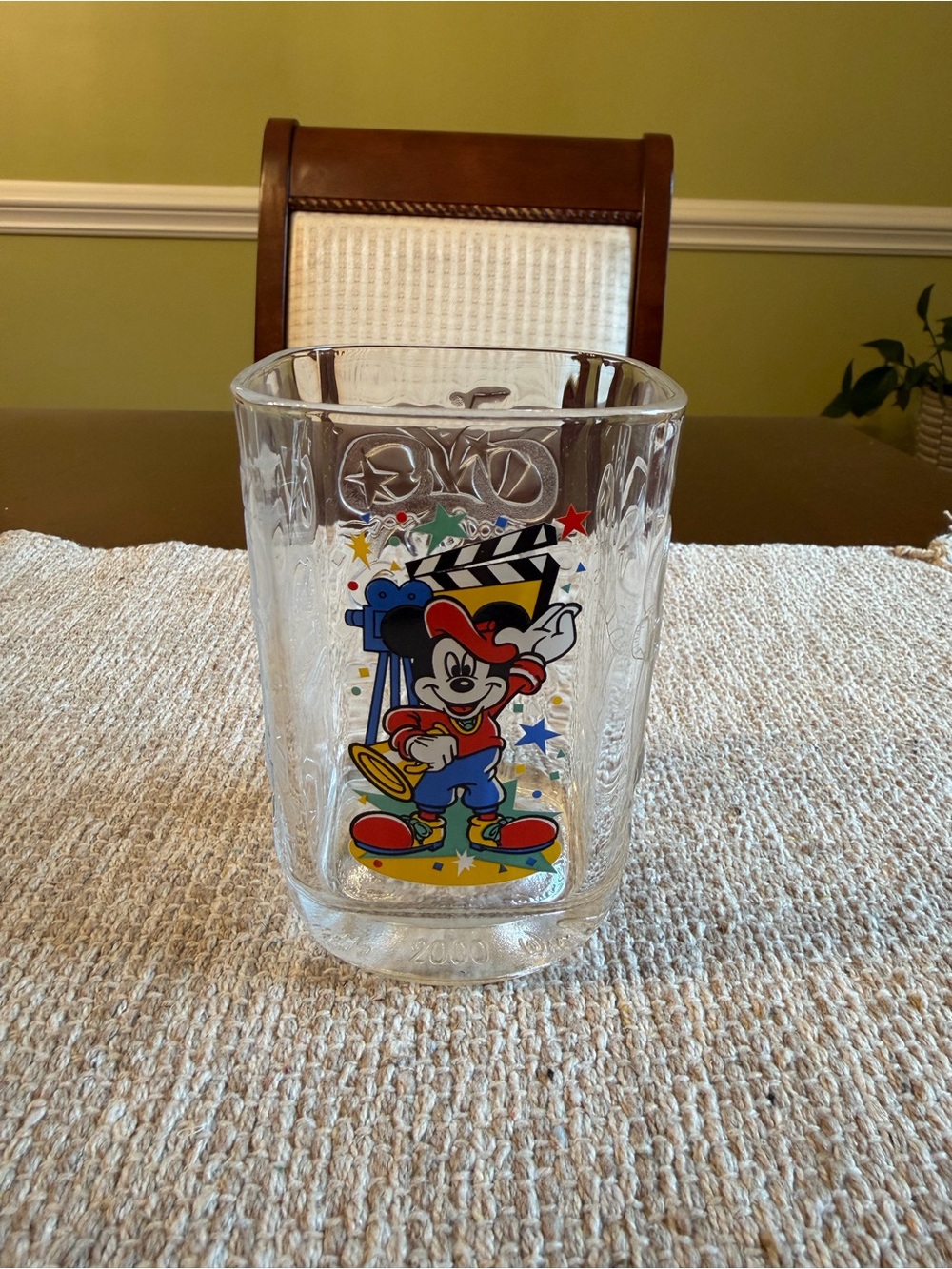 Disney/McDonald’s Vintage 2000 Celebration Mickey Glass